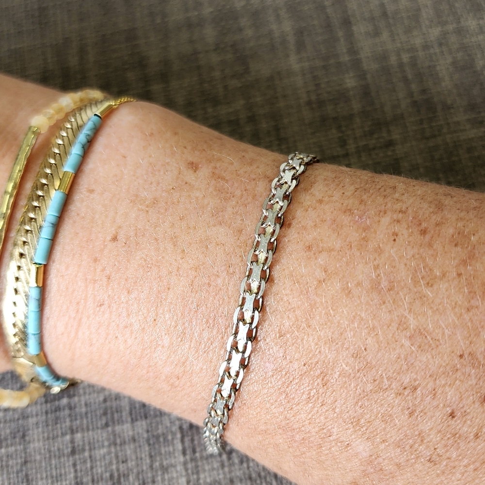 Beautiful silver italian bracelet